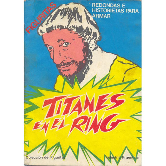 Titanes en el Ring Stickers Album From Argentina 1982 Stickers Album PW Catalog
