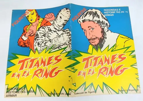 Titanes en el Ring Stickers Album From Argentina 1982 Stickers Album PW Catalog