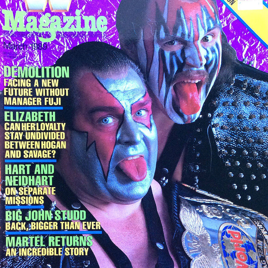 WWF Magazine March 1989 from Australia Magazine PWcatalog