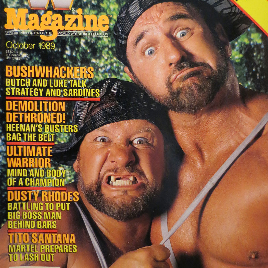WWF Magazine October 1989 from Australia Magazine PWcatalog
