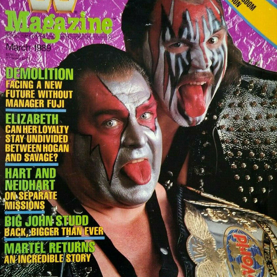 WWF Magazine from The United Kingdom March 1989 Magazine PWcatalog