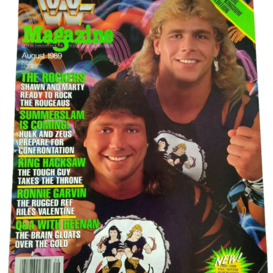 WWF Magazine from The United Kingdom August 1989 Magazine PWcatalog