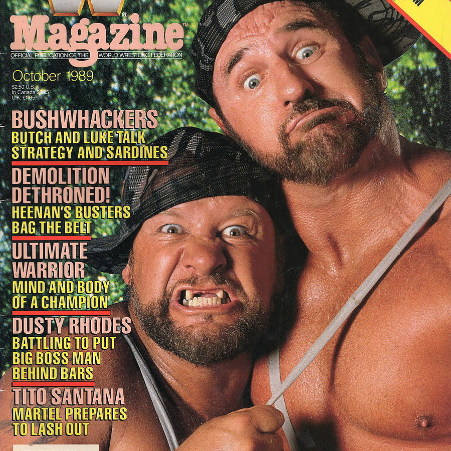WWF Magazine from The United Kingdom October 1989 Magazine PWcatalog