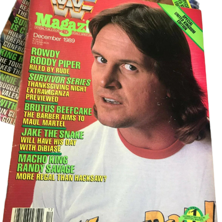WWF Magazine from The United Kingdom December 1989 Magazine PWcatalog