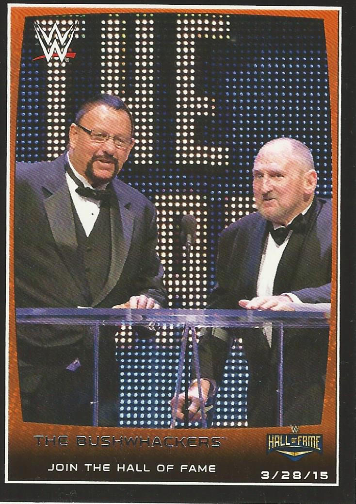 WWE Topps Road to Wrestlemania 2015 Bushwhackers #98