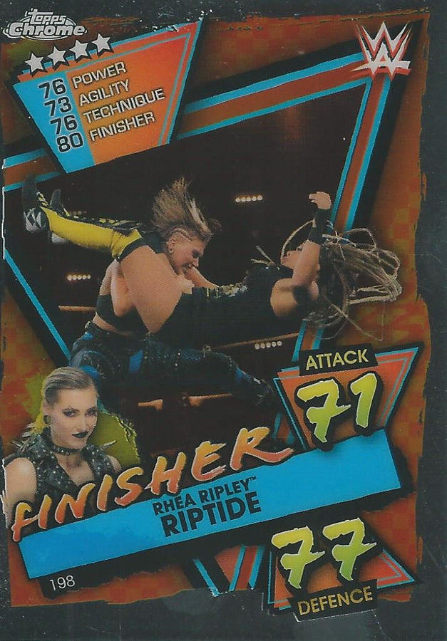 WWE Topps Slam Attax Chrome 2021 Rhea Ripley #198