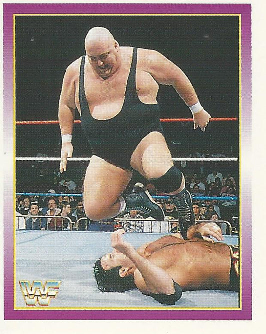 WWF Merlin Stickers 1995 King Kong Bundy #198