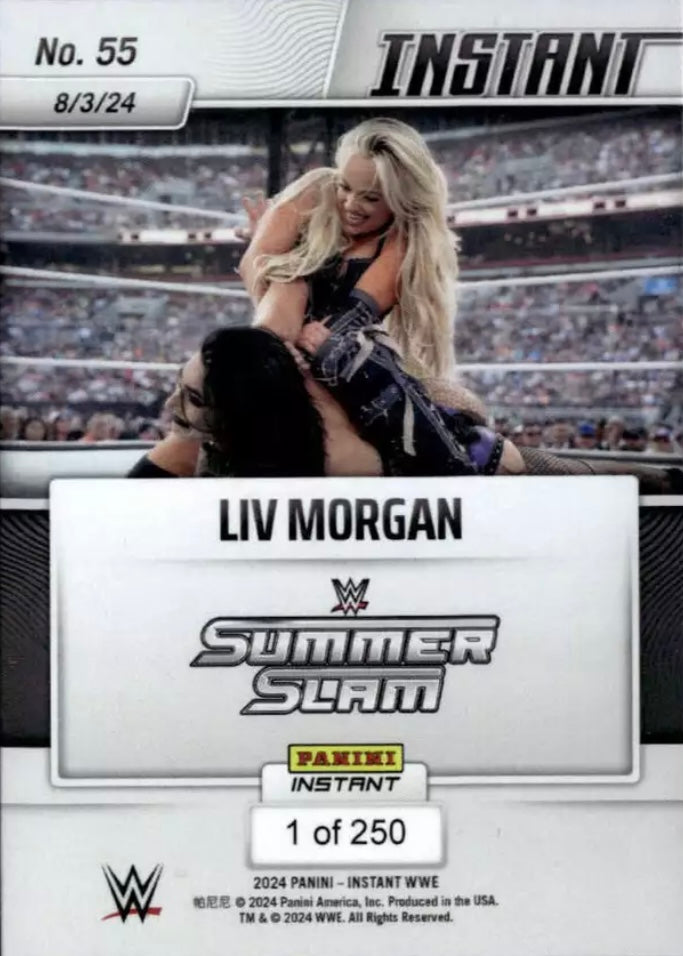 LIV Morgan – LIV Morgan Retains the Women’s World Championship trading card PW Catalog