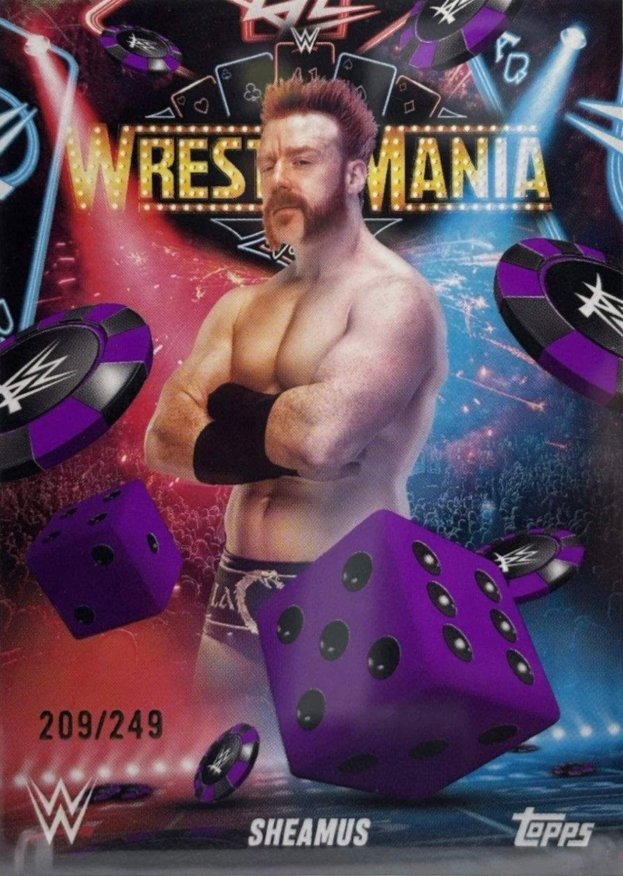 Sheamus trading card PW Catalog