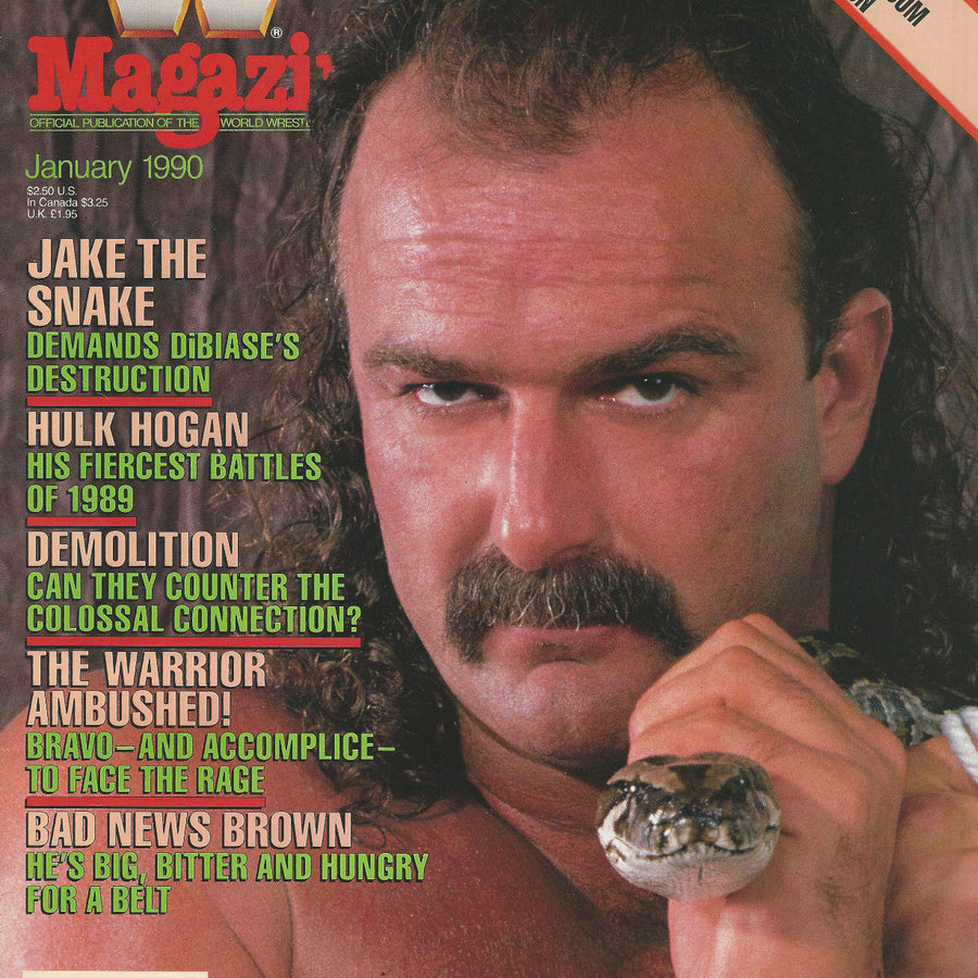WWF Magazine from The United Kingdom January 1990 Magazine PWcatalog