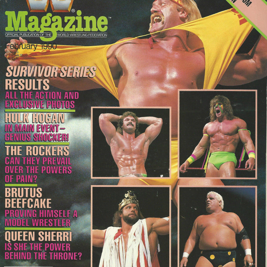 WWF Magazine from The United Kingdom February 1990 Magazine PWcatalog