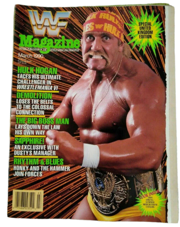 WWF Magazine from The United Kingdom March 1990 Magazine PWcatalog