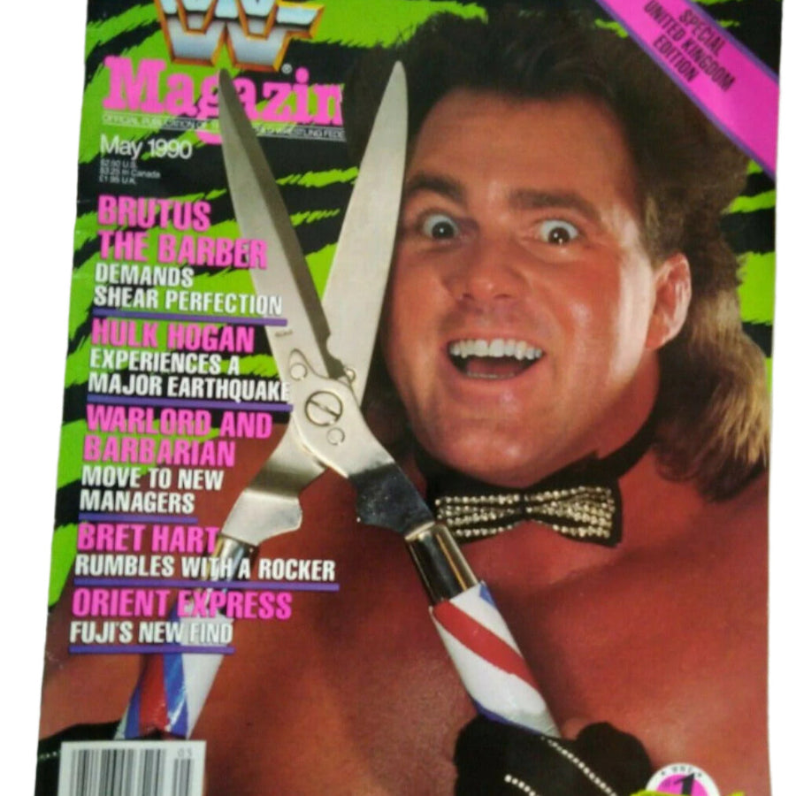 WWF Magazine from The United Kingdom May 1990 Magazine PWcatalog