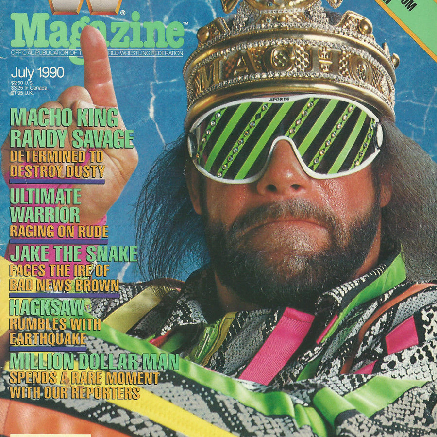 WWF Magazine from The United Kingdom July 1990 Magazine PWcatalog