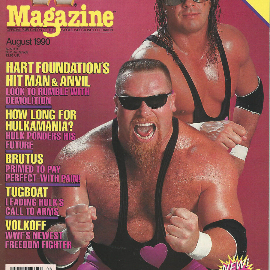WWF Magazine from The United Kingdom August 1990 Magazine PWcatalog