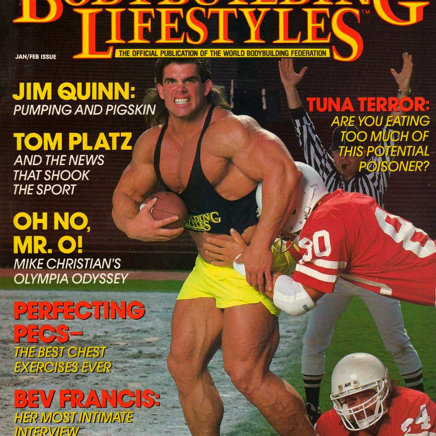 WBF Bodybuilding Lifestyles January 1991 Magazine PWcatalog