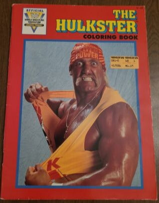 1991 WWF The hulkster Hulk Hogan Coloring Book