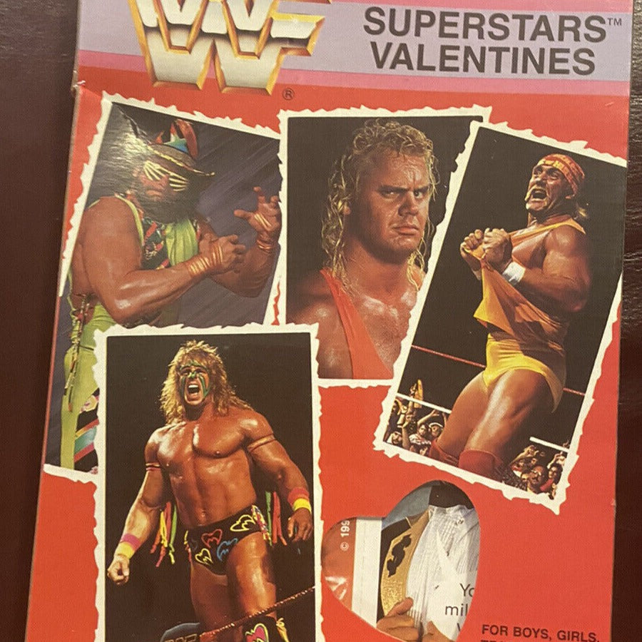 WWF Superstars valentines cards 1991 Magazine Pwcatalog