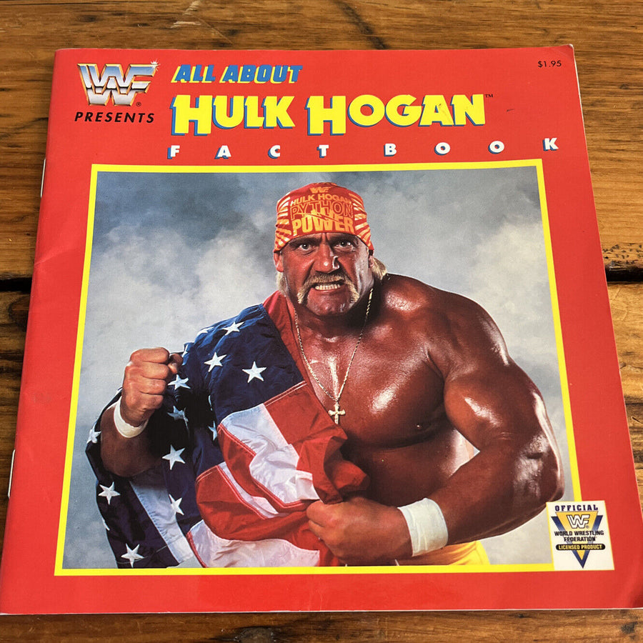 1991 all about hulk hogan fact book by Checkerboard Magazine Pwcatalog