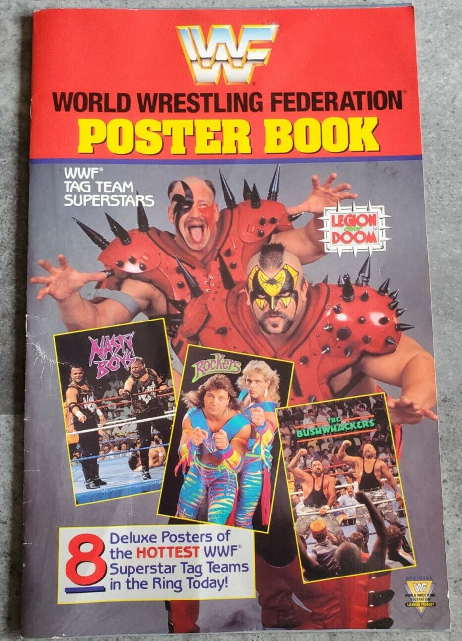 1991 wwf poster book Legion of Doom by Checkerboard