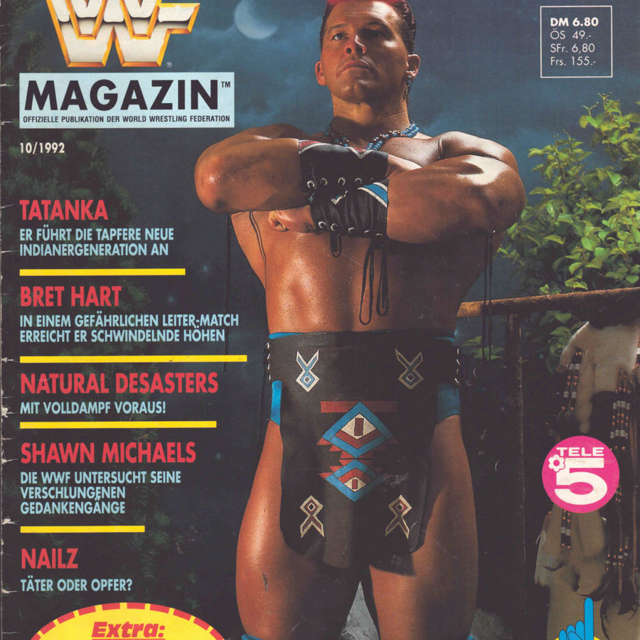 WWF Magazine October 1992 from Germany Magazine PWcatalog