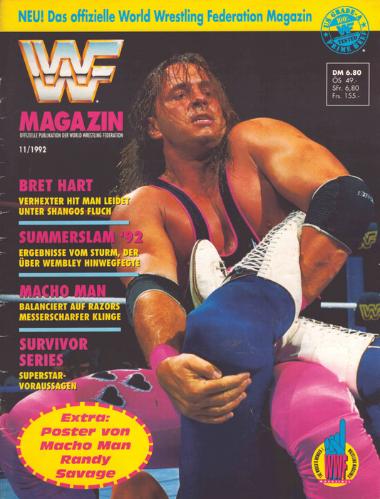 WWF Magazine November 1992 from Germany