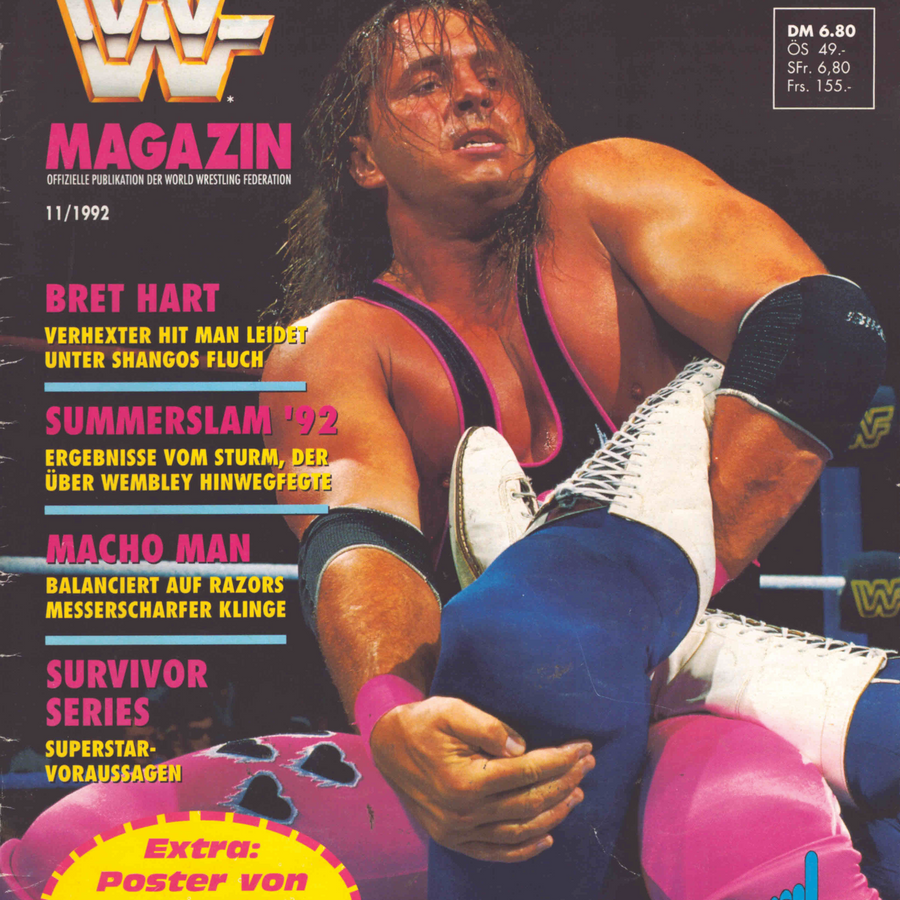WWF Magazine November 1992 from Germany Magazine PWcatalog