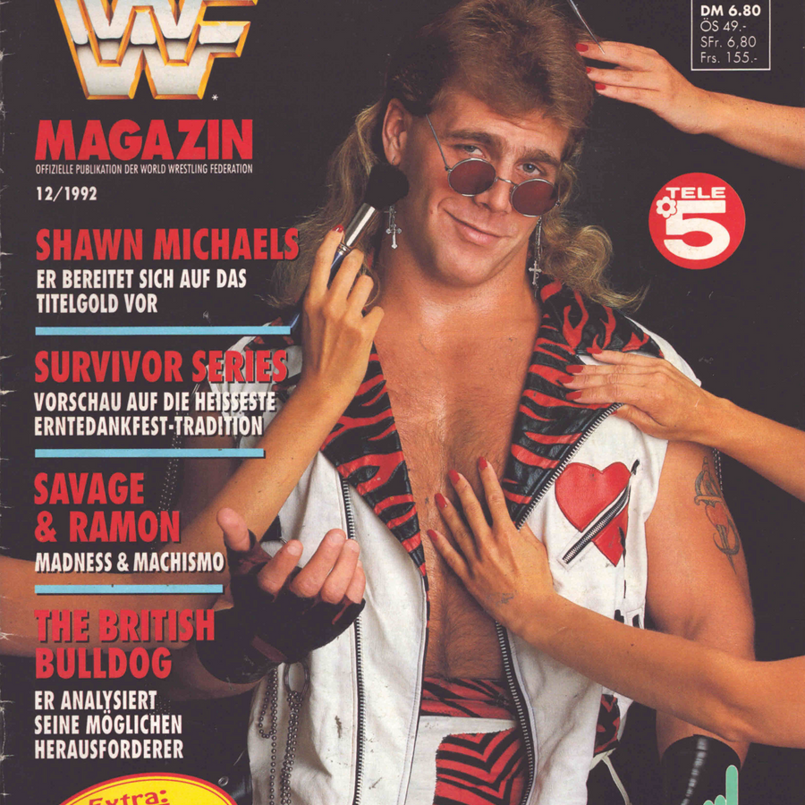WWF Magazine December 1992 from Germany Magazine PWcatalog