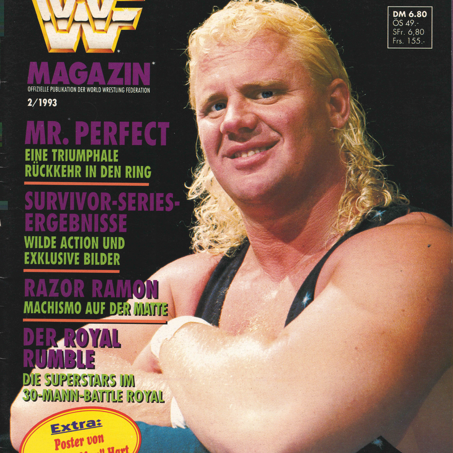 WWF Magazine February 1993 from Germany Magazine PWcatalog