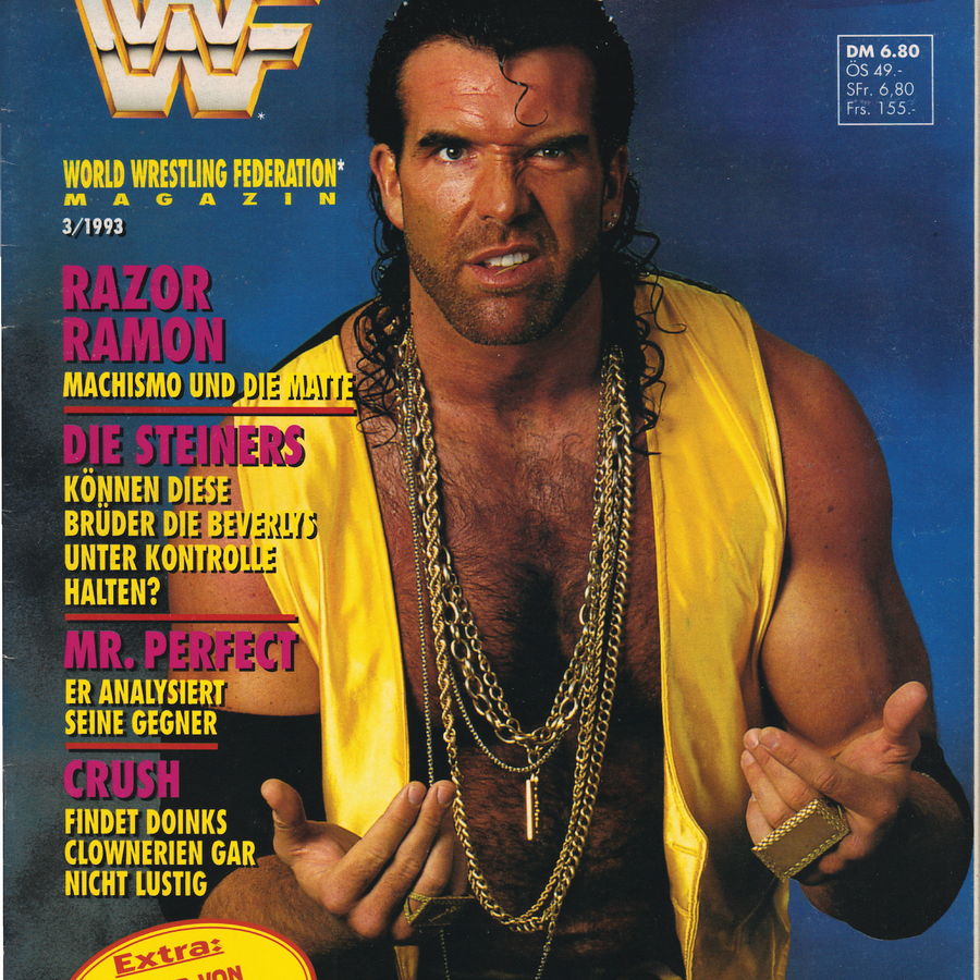 WWF Magazine March 1993 from Germany Magazine PWcatalog