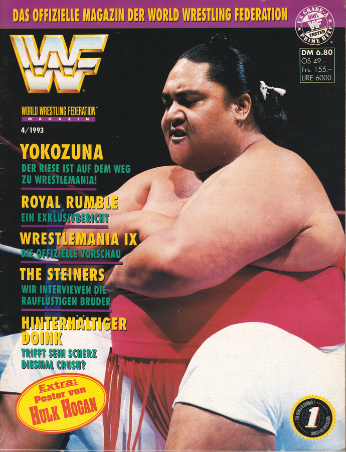 WWF Magazine April 1993 from Germany