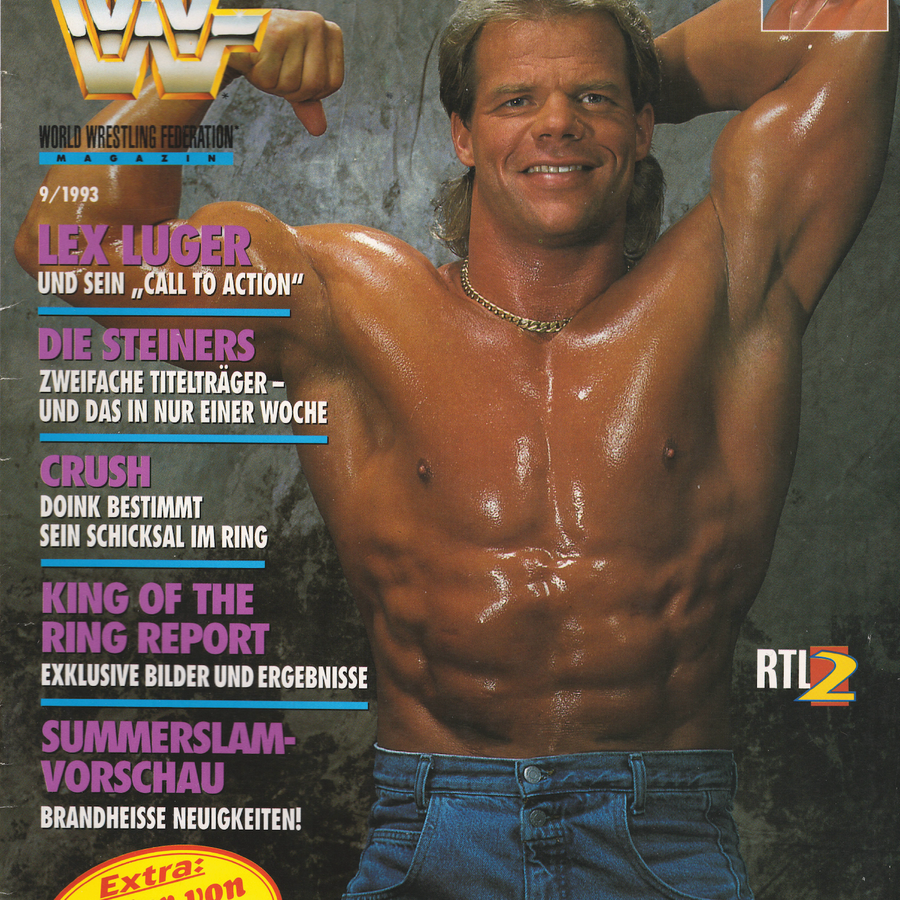 WWF Magazine September 1993 from Germany Magazine PWcatalog