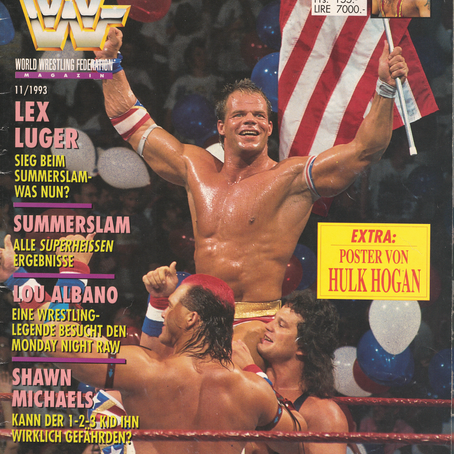 WWF Magazine November 1993 from Germany Magazine PWcatalog