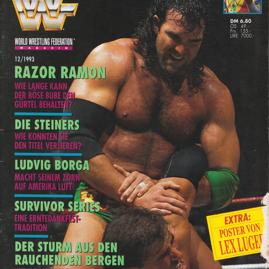 WWF Magazine December 1993 from Germany Magazine PWcatalog