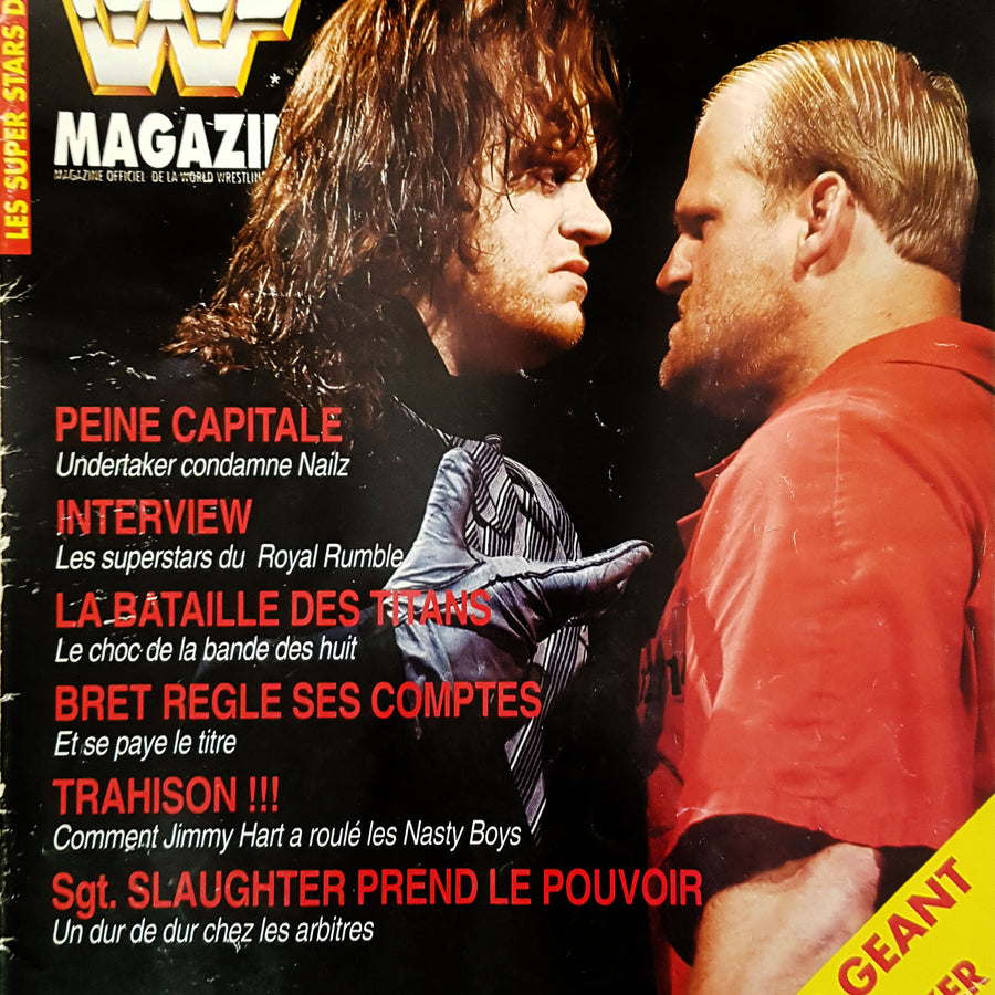 WWF Magazine From France March 1993 Magazine PWcatalog