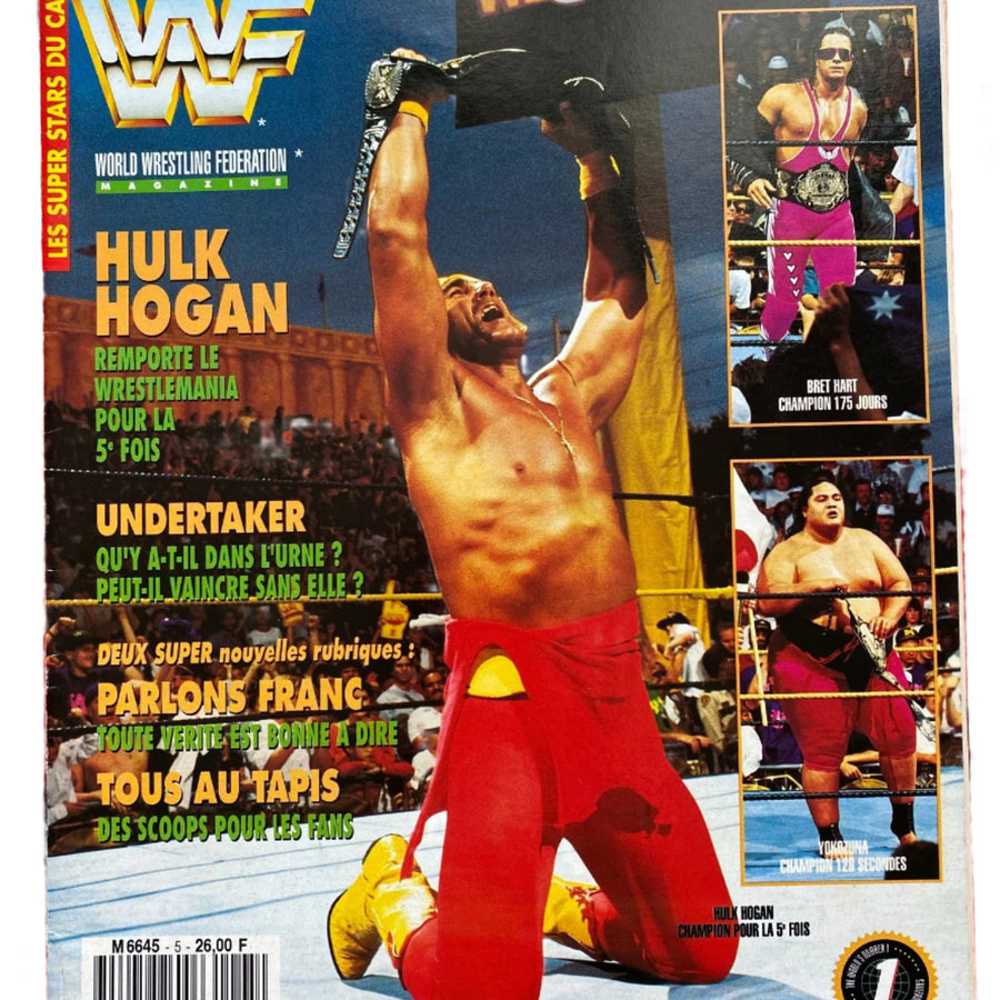 WWF Magazine From France July 1993 Magazine PWcatalog