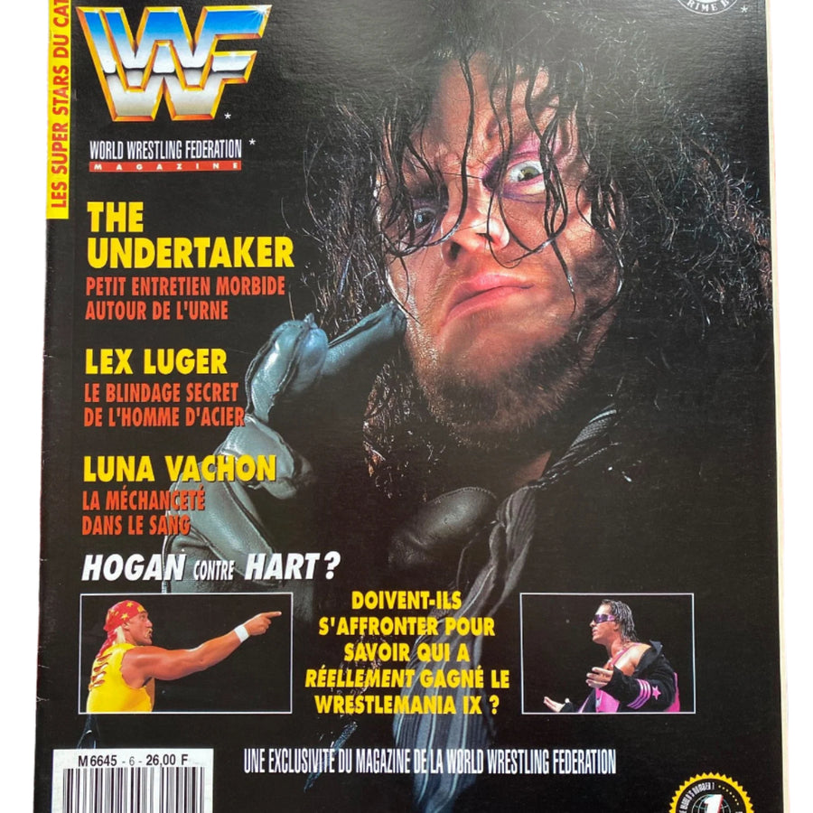 WWF Magazine From France August 1993 Magazine PWcatalog