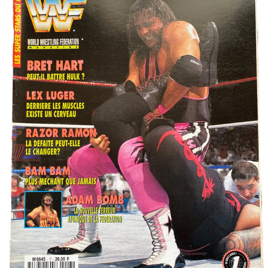 WWF Magazine From France September 1993 Magazine PWcatalog