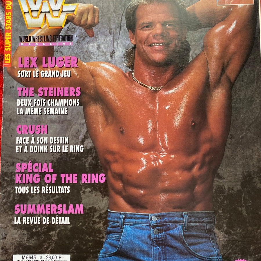 WWF Magazine From France October 1993 Magazine PWcatalog