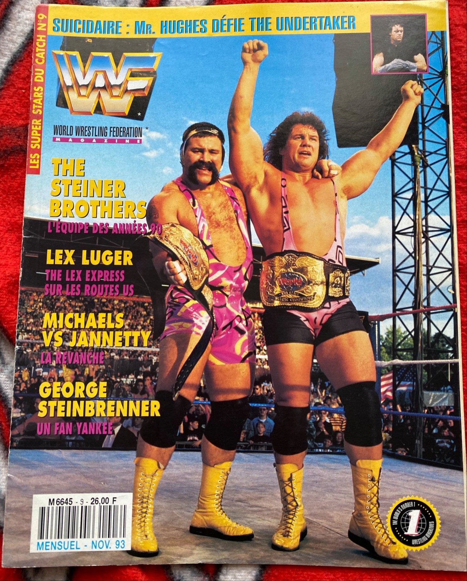 WWF Magazine From France November 1993 Magazine PWcatalog