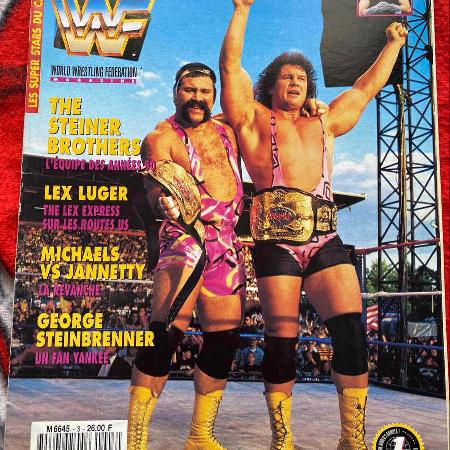 WWF Magazine From France November 1993 Magazine PWcatalog