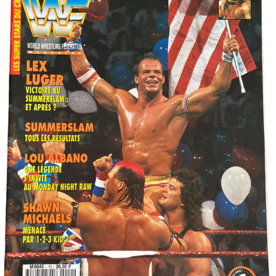 WWF Magazine From France December 1993 Magazine PWcatalog