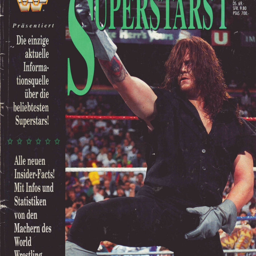 WWF Superstars 1 Magazine 1993 from Germany Magazine PWcatalog