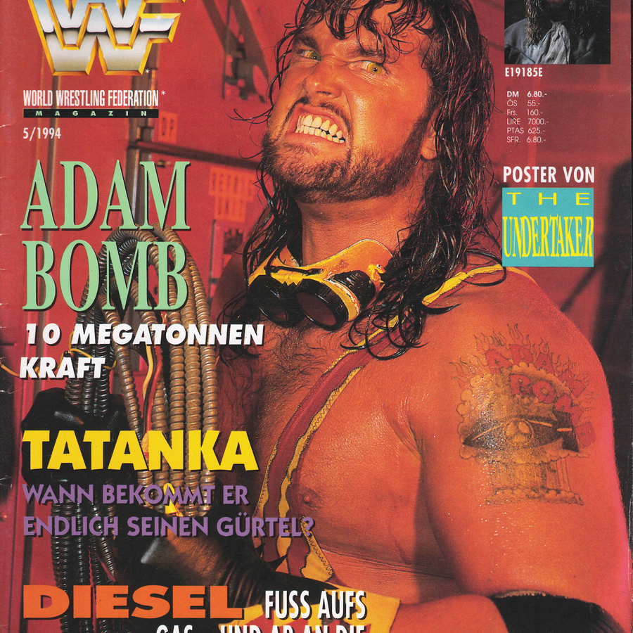WWF Magazine May 1994 from Germany Magazine PWcatalog