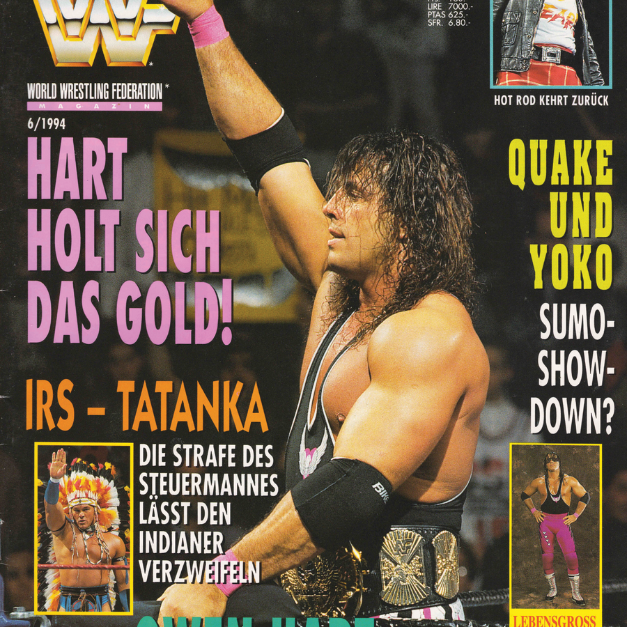 WWF Magazine June 1994 from Germany Magazine PWcatalog