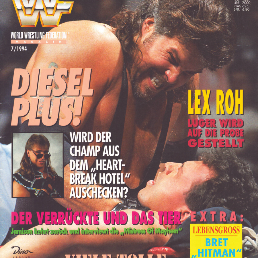 WWF Magazine July 1994 from Germany Magazine PWcatalog