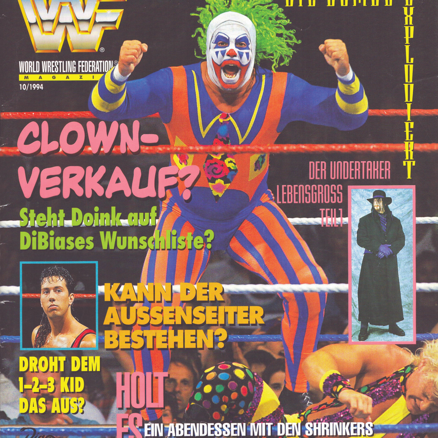 WWF Magazine October 1994 from Germany Magazine PWcatalog