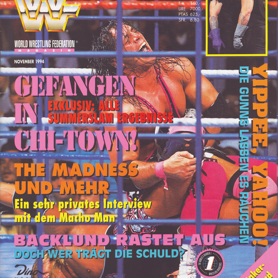 WWF Magazine November 1994 from Germany Magazine PWcatalog
