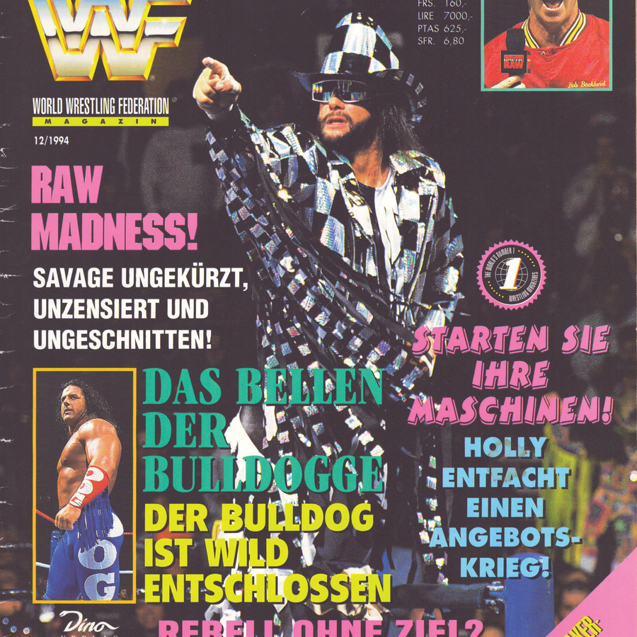 WWF Magazine December 1994 from Germany Magazine PWcatalog