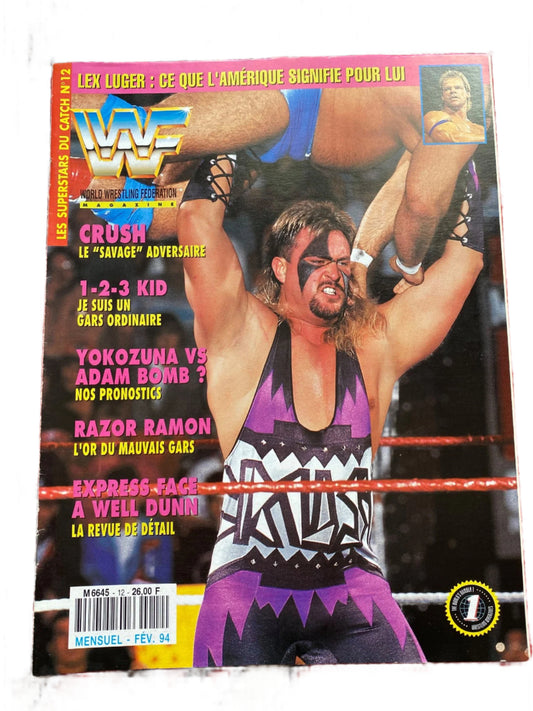 WWF Magazine From France February 1994